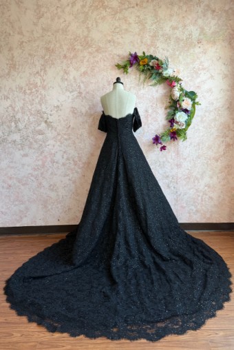 Ethereal bridal Style #Bronte #1 default All Black thumbnail