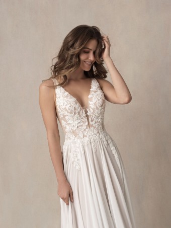 Allure Bridals Style #9850 #2 Ivory/Nude thumbnail