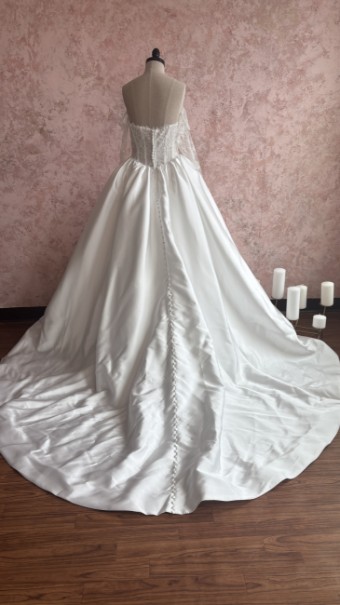 Ethereal bridal Style #Hemmingway #4 Ivory thumbnail