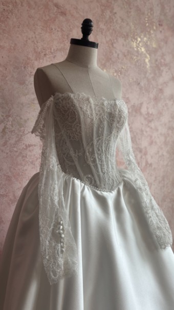 Ethereal bridal Style #Hemmingway #2 Ivory thumbnail
