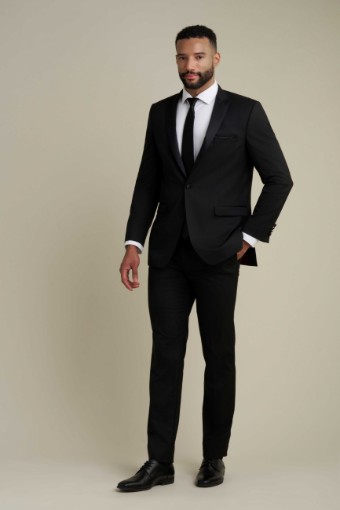 Allure Bridals Style #BC113-BLAK-Tux Jacket #0 default Black thumbnail