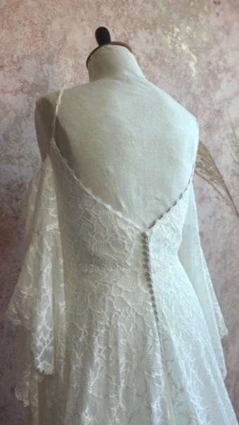 Ethereal bridal Style #Isolde #7 Ivory thumbnail