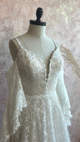 Ethereal bridal Style #Isolde #1 Ivory/Sand thumbnail