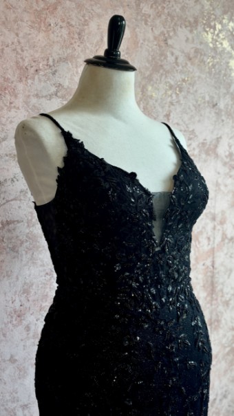 Ethereal bridal Style #Chaucer #10 All Black thumbnail