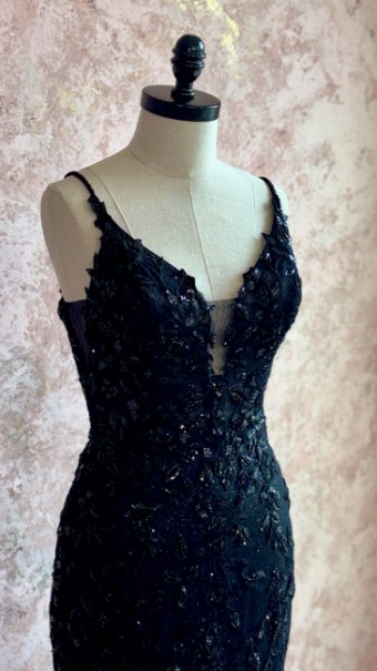 Ethereal bridal Style #Chaucer #3 All Black thumbnail