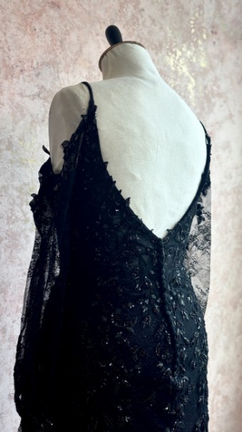 Ethereal bridal Style #Chaucer #12 All Black thumbnail