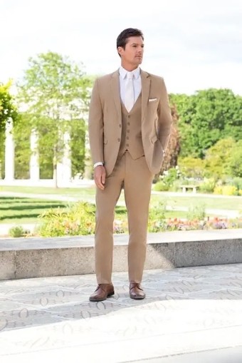 Larr Brio Style #Metro Suit Jacket - JSN316M2B 515 Camel #0 default Camel thumbnail