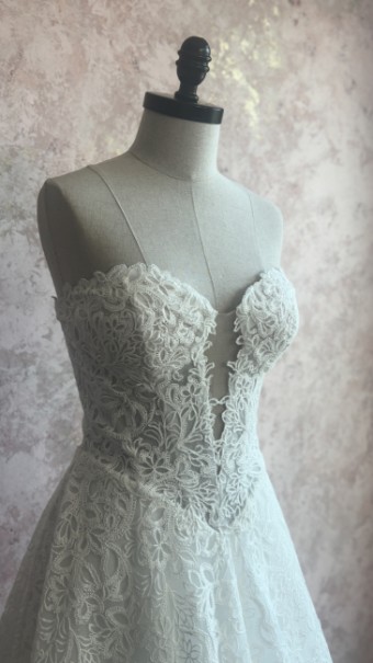 Ethereal bridal Style #Penner #3 Ivory/Ivory/Ivory thumbnail