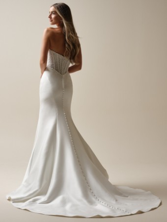 Maggie Sottero  Style #TINA MARIE #1 Ivory (gown with Natural Illusion) thumbnail