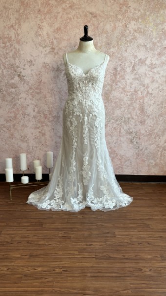 Opal and Lace Style #Letty #5 Ivory/Dark Champagne thumbnail