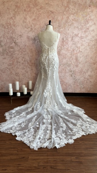 Opal and Lace Style #Letty #8 Ivory/Dark Champagne thumbnail