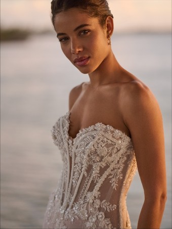 Maggie Sottero  Style #BENJIE ROYALE #9 Ivory over Blush (gown with Light Nude Illusion) thumbnail