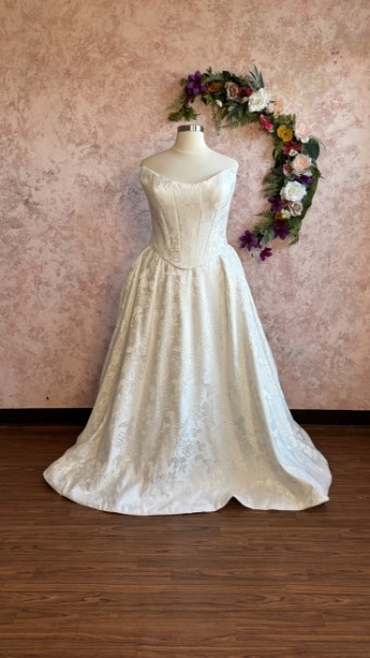 Ethereal bridal Style #Filigree 2 Pieces #2 Ivory/Jacquard thumbnail