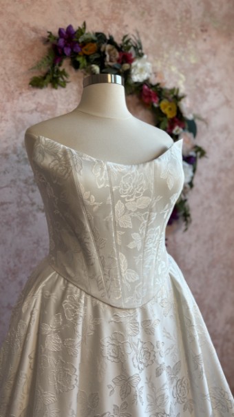 Ethereal bridal Style #Filigree 2 Pieces #3 Ivory/Jacquard thumbnail