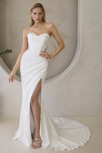 Casablanca Bridal Style #LE164 #0 default Diamond White/Nude thumbnail