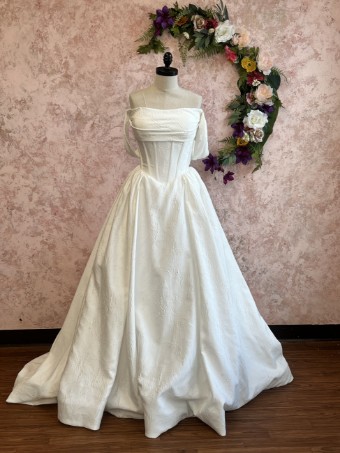 Ethereal bridal Style #Liora #0 default Ivory/Jacquard thumbnail