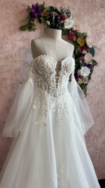 Ethereal bridal Style #Mirabelle #1 Ivory/Ivory/Ivory thumbnail