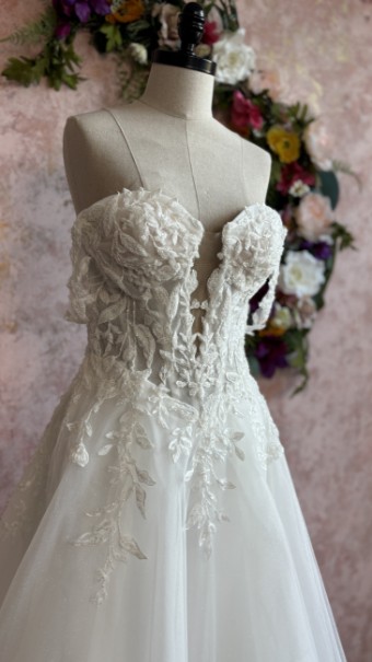 Ethereal bridal Style #Mirabelle #5 Ivory/Ivory/Ivory thumbnail