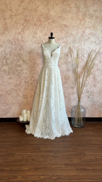 Opal and Lace Style #Miranda #2 Ivory/Mocha thumbnail