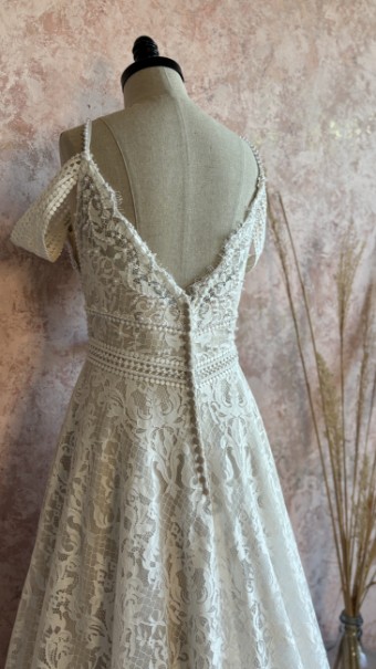 Opal and Lace Style #Miranda #5 Ivory/Mocha thumbnail