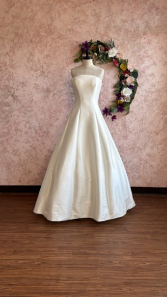 Ethereal bridal Style #Bijou #0 default Ivory Stretched Mikado thumbnail