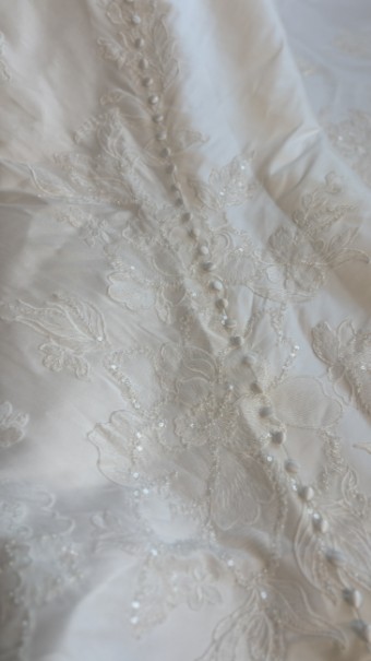 Ethereal bridal Style #Citrina #9 default Ivory Stretched Mikado thumbnail