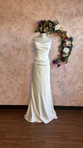 Ethereal bridal Style #Niella #0 default Ivory Stretched Satin thumbnail