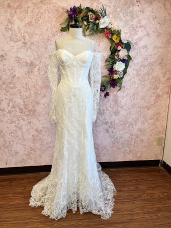 Ethereal bridal Style #Halo #0 default Ivory thumbnail