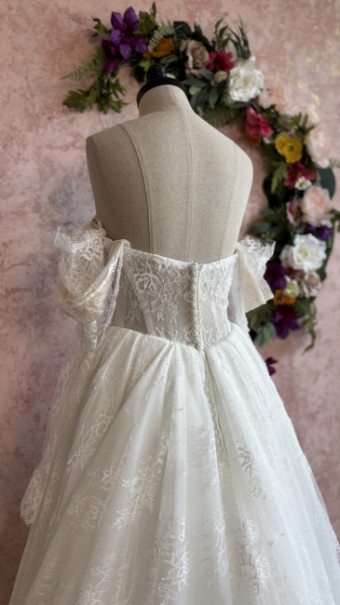 Ethereal bridal Style #Cherie #3 Ivory/Ivory/Nude thumbnail