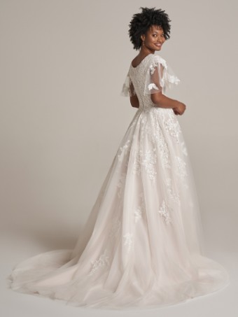 Maggie Sottero  Style #EVORA LEIGH #2 Ivory over Pearl (gown with Ivory Illusion) thumbnail