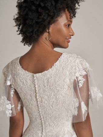 Maggie Sottero  Style #EVORA LEIGH #3 default Ivory over Pearl (gown with Ivory Illusion) thumbnail