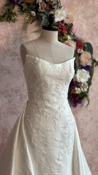 Ethereal bridal Style #Reverie #5 Ivory/Mikado thumbnail