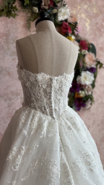 Ethereal bridal Style #Poet #2 Ivory/Ivory/Ivory thumbnail