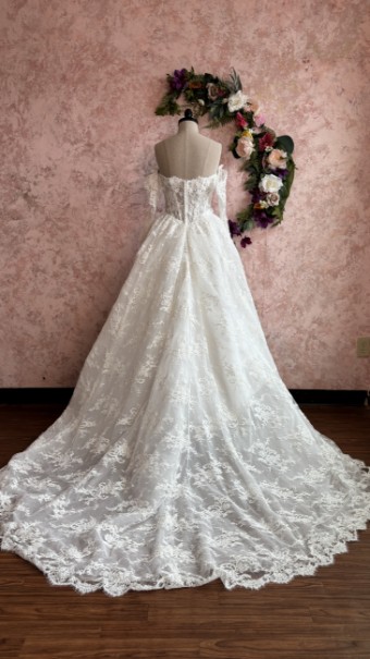 Ethereal bridal Style #Poet #7 default Ivory/Ivory/Ivory thumbnail