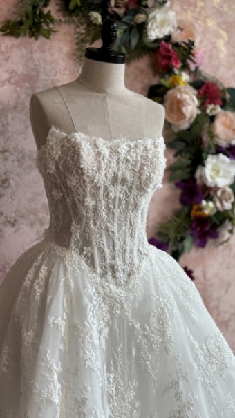 Ethereal bridal Style #Poet #1 Ivory/Ivory/Ivory thumbnail