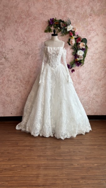 Ethereal bridal Style #Poet #4 Ivory/Ivory/Ivory thumbnail