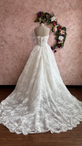 Ethereal bridal Style #Poet #3 Ivory/Ivory/Ivory thumbnail