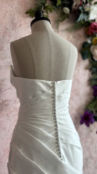 Ethereal bridal Style #Opalite #3 Ivory Satin Only thumbnail