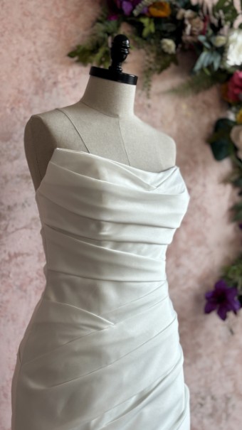 Ethereal bridal Style #Opalite #1 Ivory Satin Only thumbnail