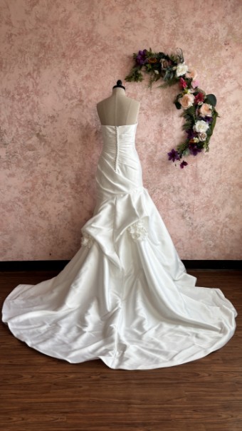 Ethereal bridal Style #Opalite #2 Ivory Satin Only thumbnail