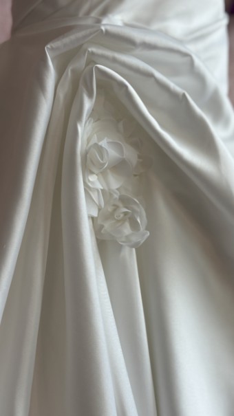 Ethereal bridal Style #Opalite #4 Ivory Satin Only thumbnail