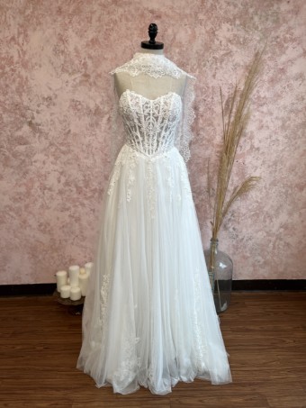 Opal and Lace Style #Malka #2 Ivory/Ivory thumbnail