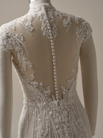Maggie Sottero  Style #TORRENCE #1 default Ivory/Silver Accent (gown with Ivory Illusion) thumbnail