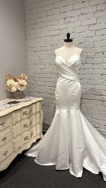 Ethereal bridal Style #Stassi #0 default Ivory Satin thumbnail