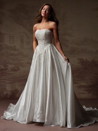 Maggie Sottero  Style #TS26-Dahlia #0 default All Diamond White thumbnail