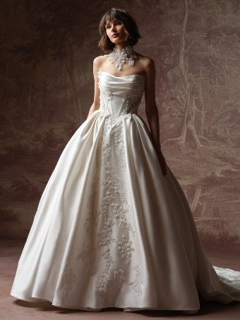 Maggie Sottero  Style #TS26-Burke Lane #0 default Ivory/Silver Accent thumbnail
