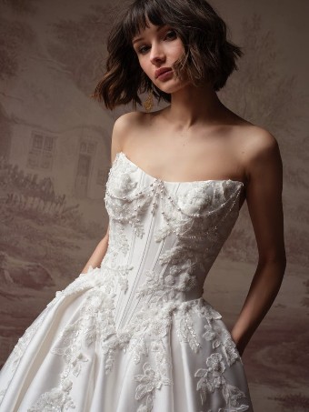 Maggie Sottero  Style #PETRA #1 Ivory thumbnail