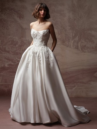 Maggie Sottero  Style #PETRA #0 default Ivory thumbnail