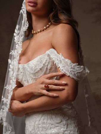 Maggie Sottero  Style #EIRAWEN #3 Ivory thumbnail
