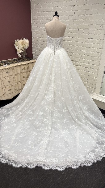 Ethereal bridal Style #Adelie Unbeaded #2 Ivory/Ivory/Ivory thumbnail